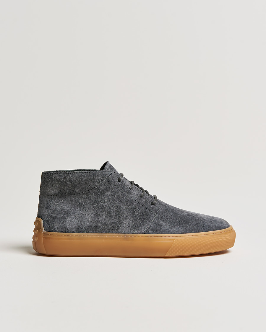 Herren | Tod's Casetta Chukka Boots Dark Grey Suede | Tod's | Casetta Chukka Boots Dark Grey Suede