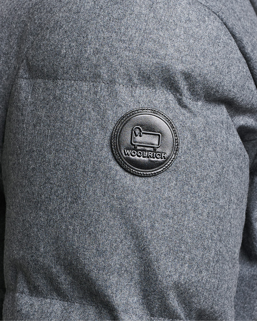 Herren | Jacken | Woolrich | Luxe Long Parka Medium Grey Melange