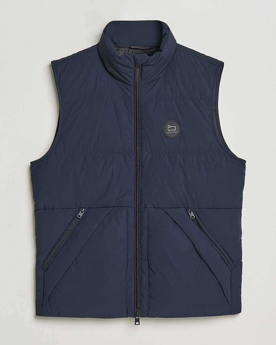 Herren | Jacken | Woolrich | Sierra Supreme Vest Melton Blue