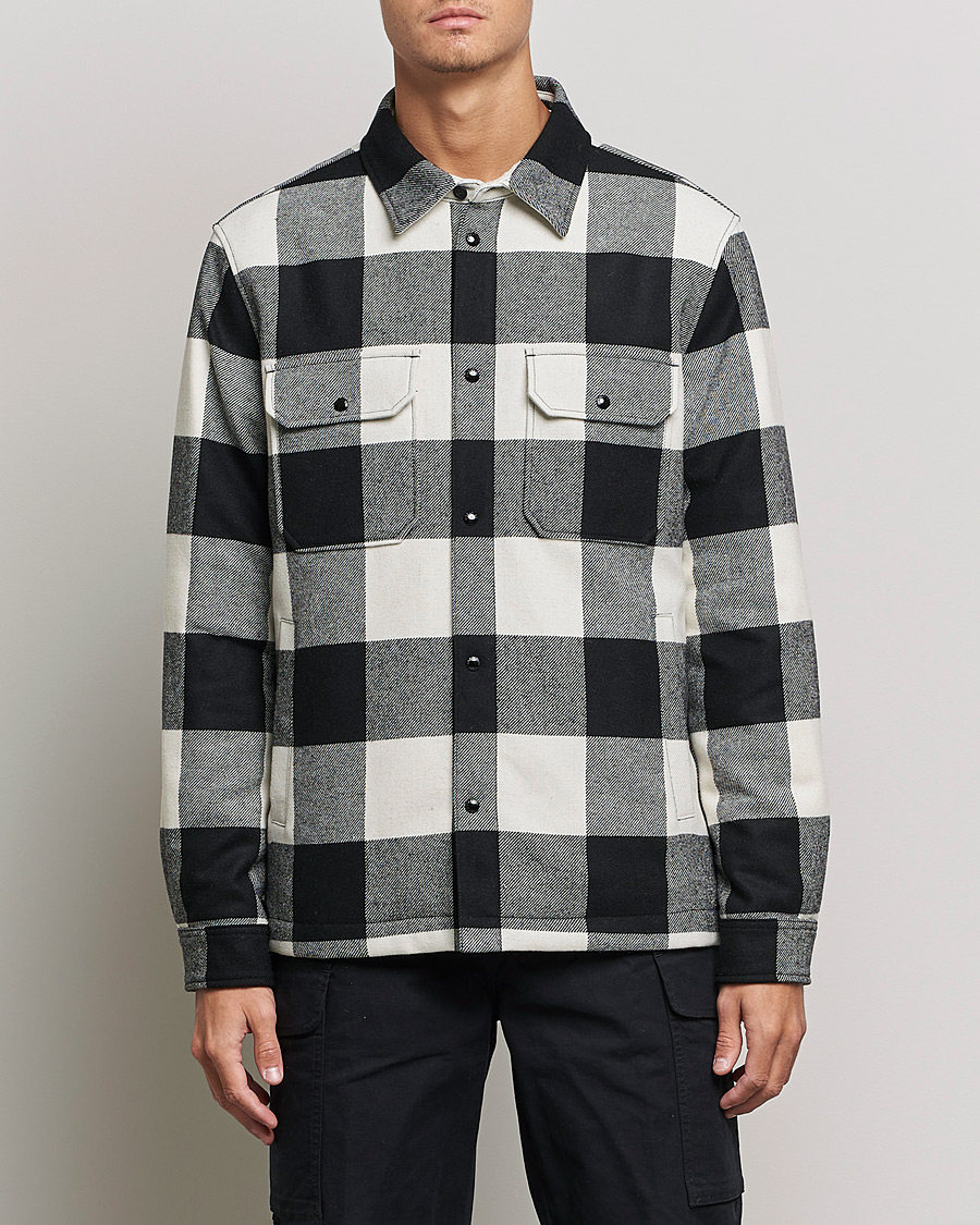 Herren | Hemden | Woolrich | Alaskan Wool Padded Overshirt White Buffalo