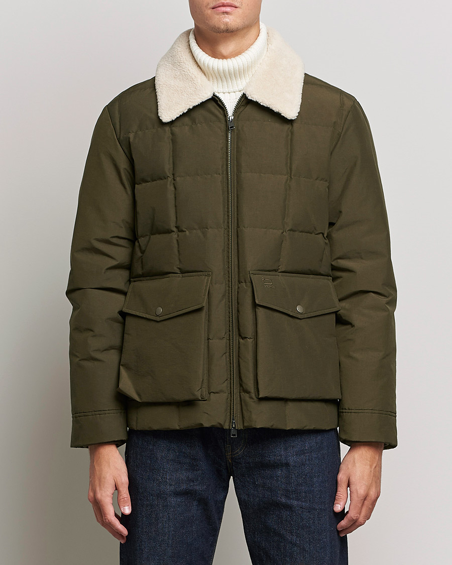 Herren | Jacken | Woolrich | Duster Blizzard Jacket Dark Green