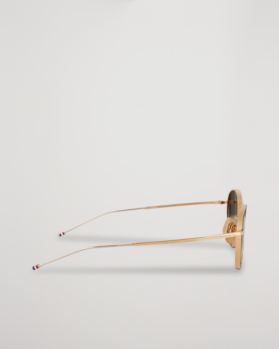 Herren | Thom Browne TB-S119 Sunglasses Navy/White Gold | Thom Browne | TB-S119 Sunglasses Navy/White Gold