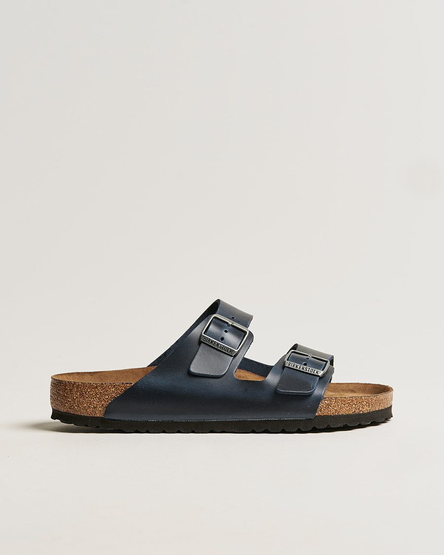 Herren | BIRKENSTOCK Arizona Soft Footbed Blue Oiled Leather | BIRKENSTOCK | Arizona Soft Footbed Blue Oiled Leather