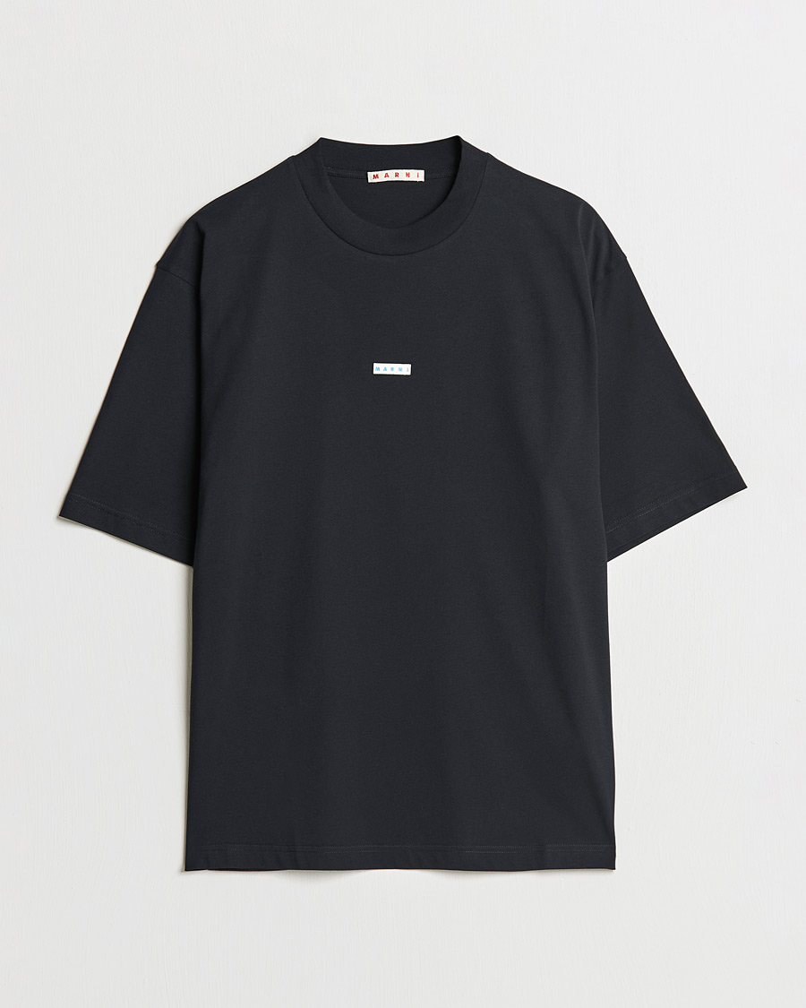 Herren | T-Shirts | Marni | Logo Applied T-Shirt Black