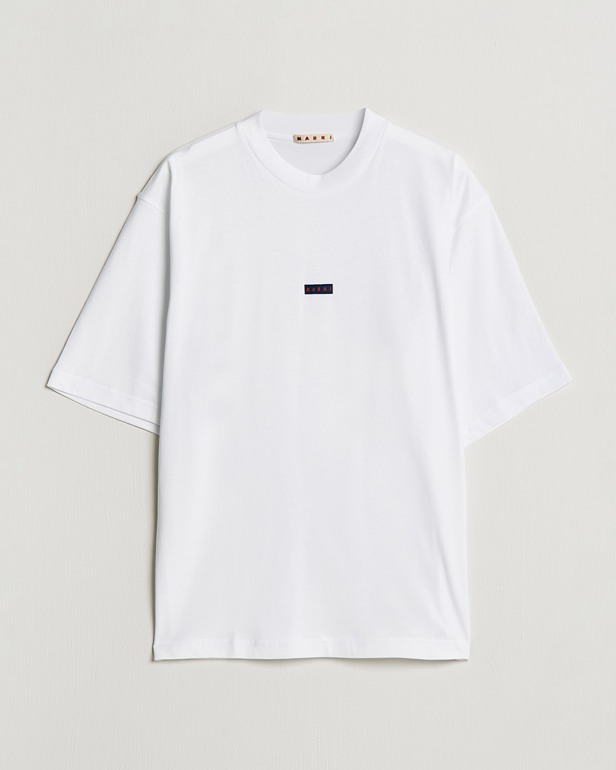 Herren | T-Shirts | Marni | Logo Applied T-Shirt White