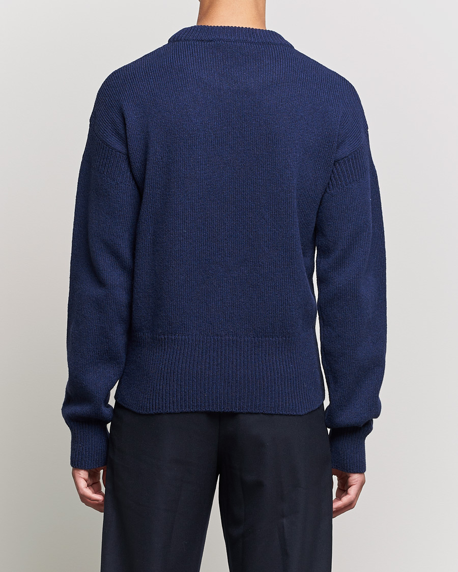 Herren | Pullover | Marni | Mohair Logo Sweater Navy