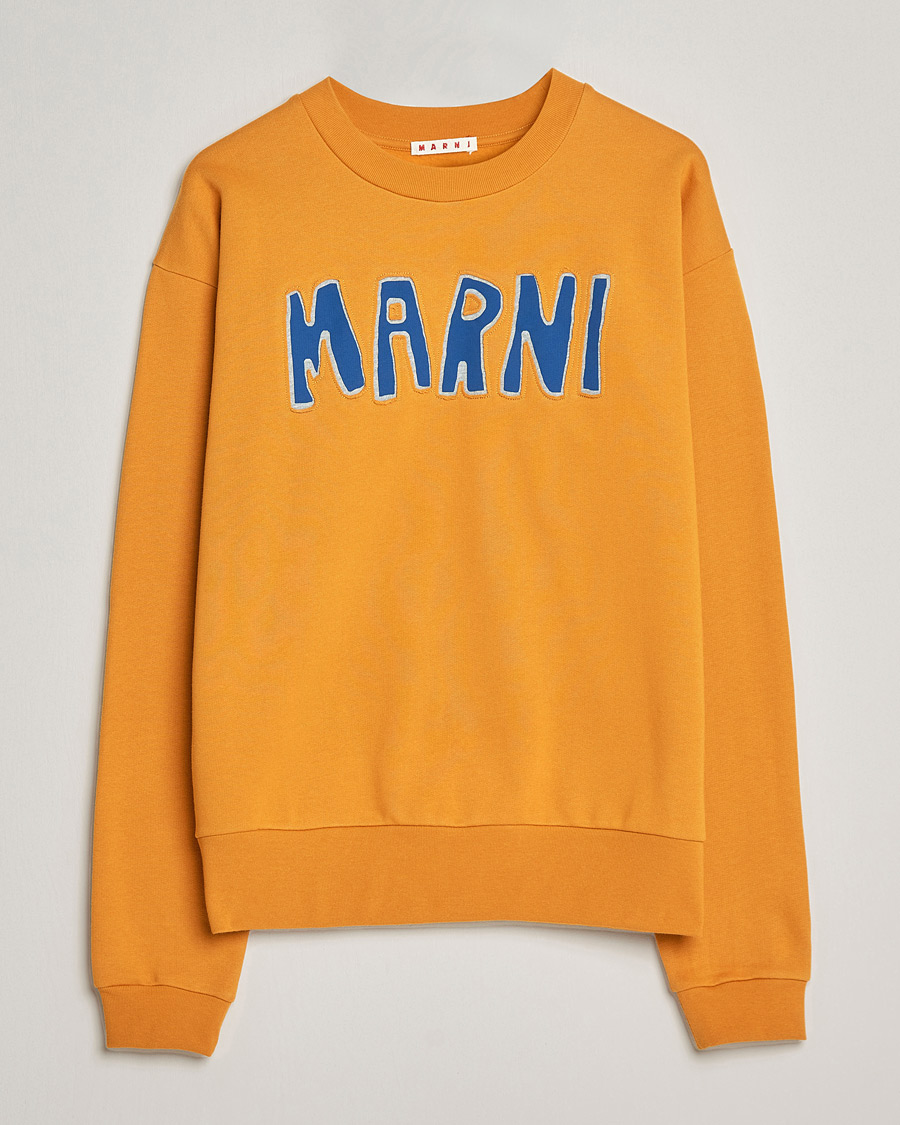Herren | Pullover | Marni | Brushed Logo Sweatshirt Yellow