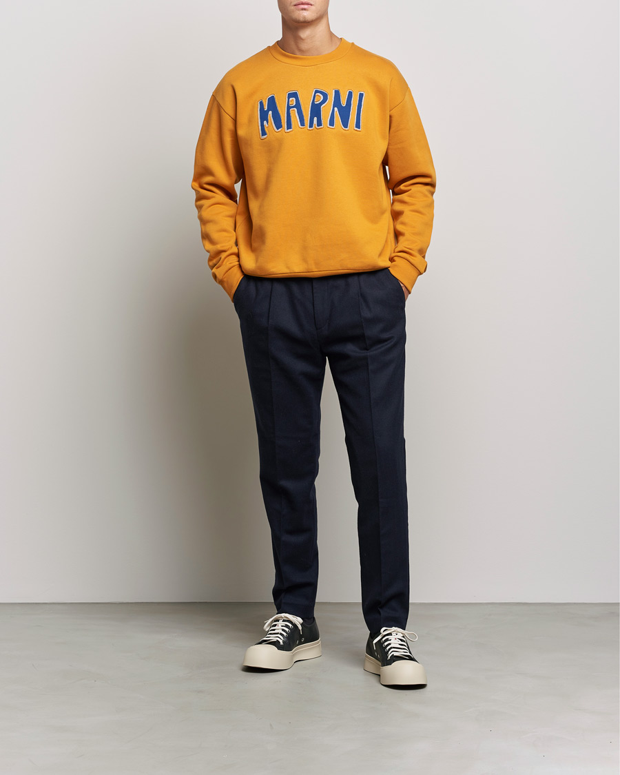 Herren | Pullover | Marni | Brushed Logo Sweatshirt Yellow