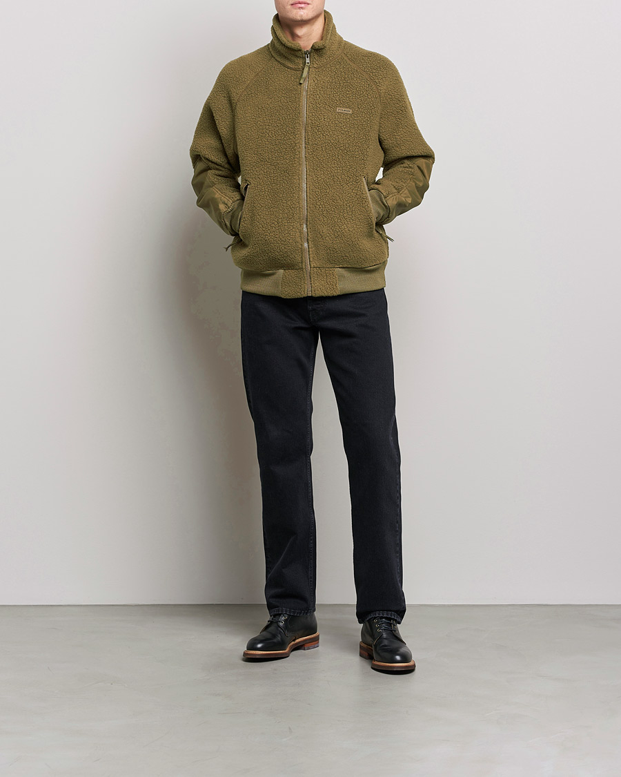 Herren | Pullover | Filson | Sherpa Fleece Jacket Marsh Olive