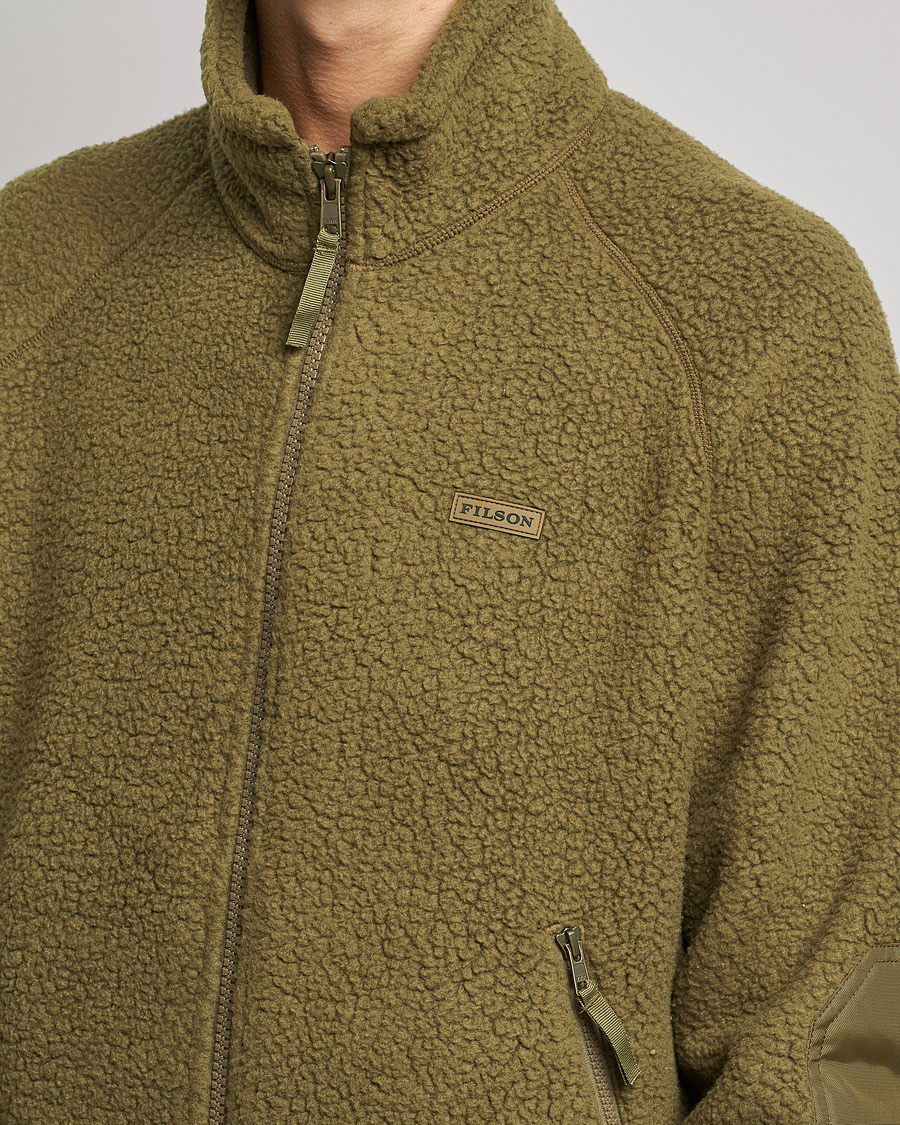 Herren | Pullover | Filson | Sherpa Fleece Jacket Marsh Olive