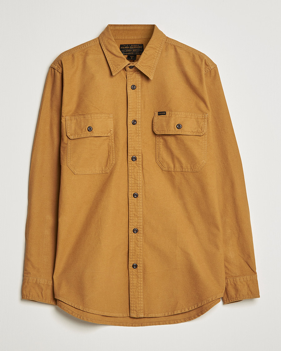 Herren | Hemden | Filson | Field Flannel Shirt Nubuck Tan