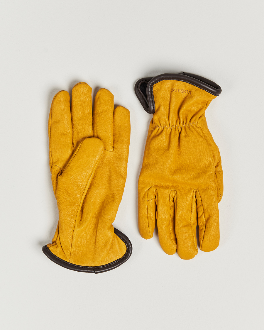 Herren | Filson Original Lined Goatskin Gloves Tan | Filson | Original Lined Goatskin Gloves Tan