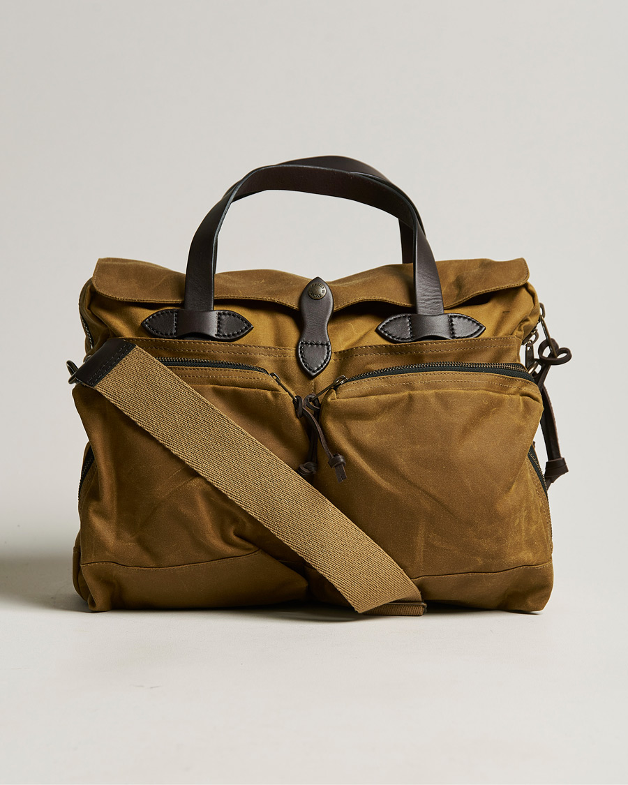 Herren | Filson 24-Hour Tin Briefcase Dark Tan | Filson | 24-Hour Tin Briefcase Dark Tan