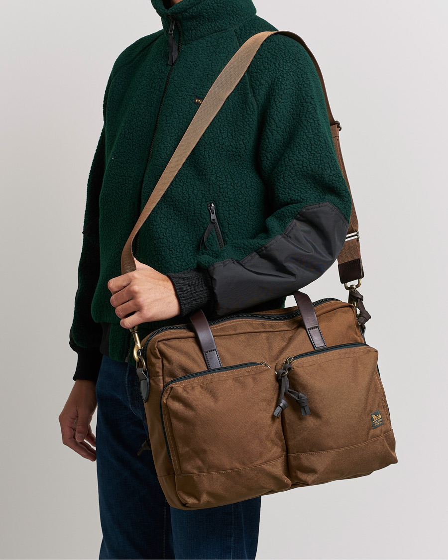 Herren | Filson Dryden Cordura Nylon Briefcase Whiskey | Filson | Dryden Cordura Nylon Briefcase Whiskey