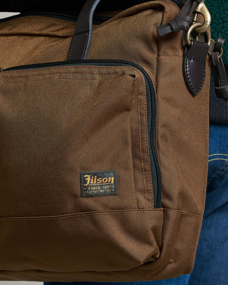 Herren | Filson Dryden Cordura Nylon Briefcase Whiskey | Filson | Dryden Cordura Nylon Briefcase Whiskey
