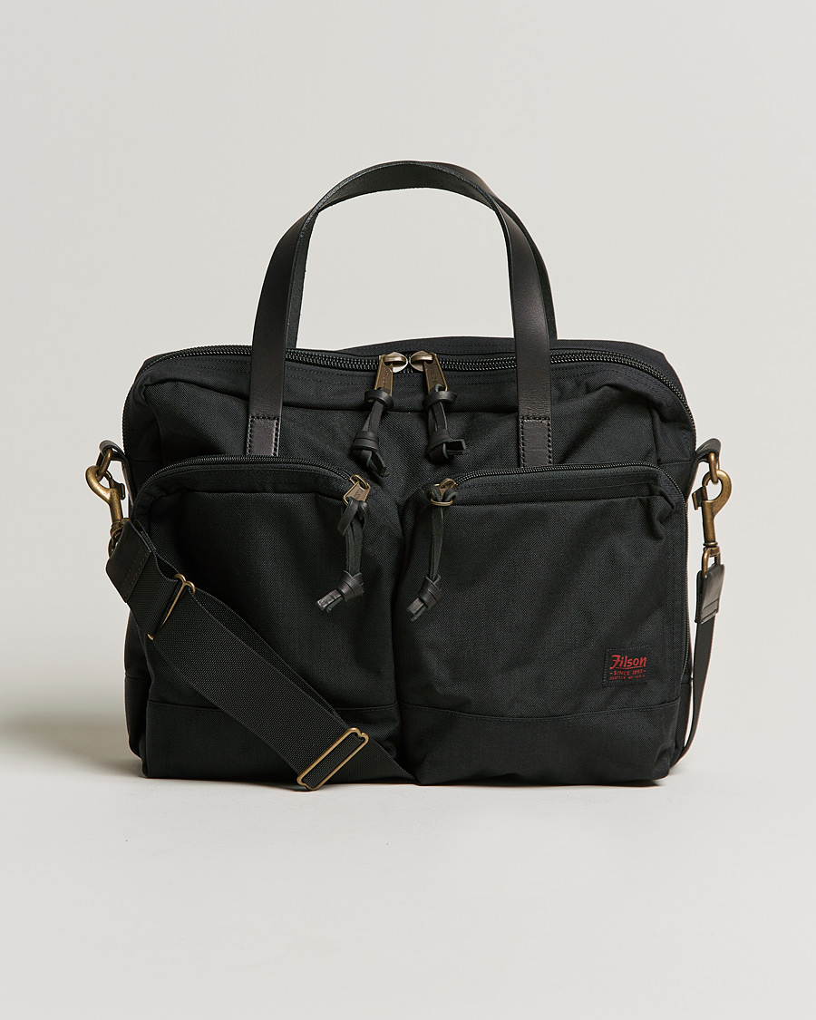 Herren | Filson Dryden Cordura Nylon Briefcase Dark Navy | Filson | Dryden Cordura Nylon Briefcase Dark Navy