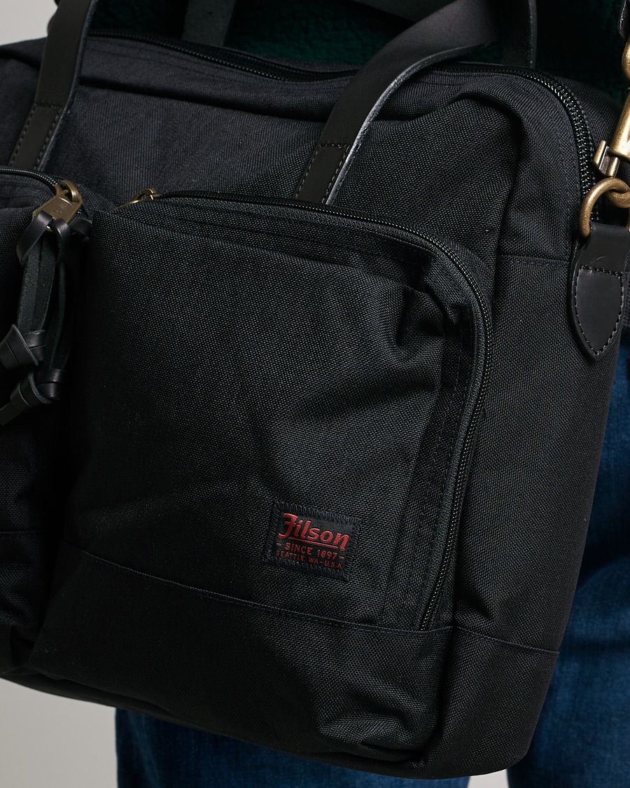 Herren | Filson Dryden Cordura Nylon Briefcase Dark Navy | Filson | Dryden Cordura Nylon Briefcase Dark Navy