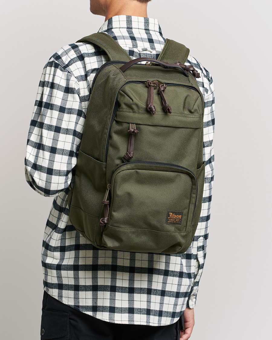 Men | Accessories | Filson | Dryden Cordura Nylon Backpack Otter Green