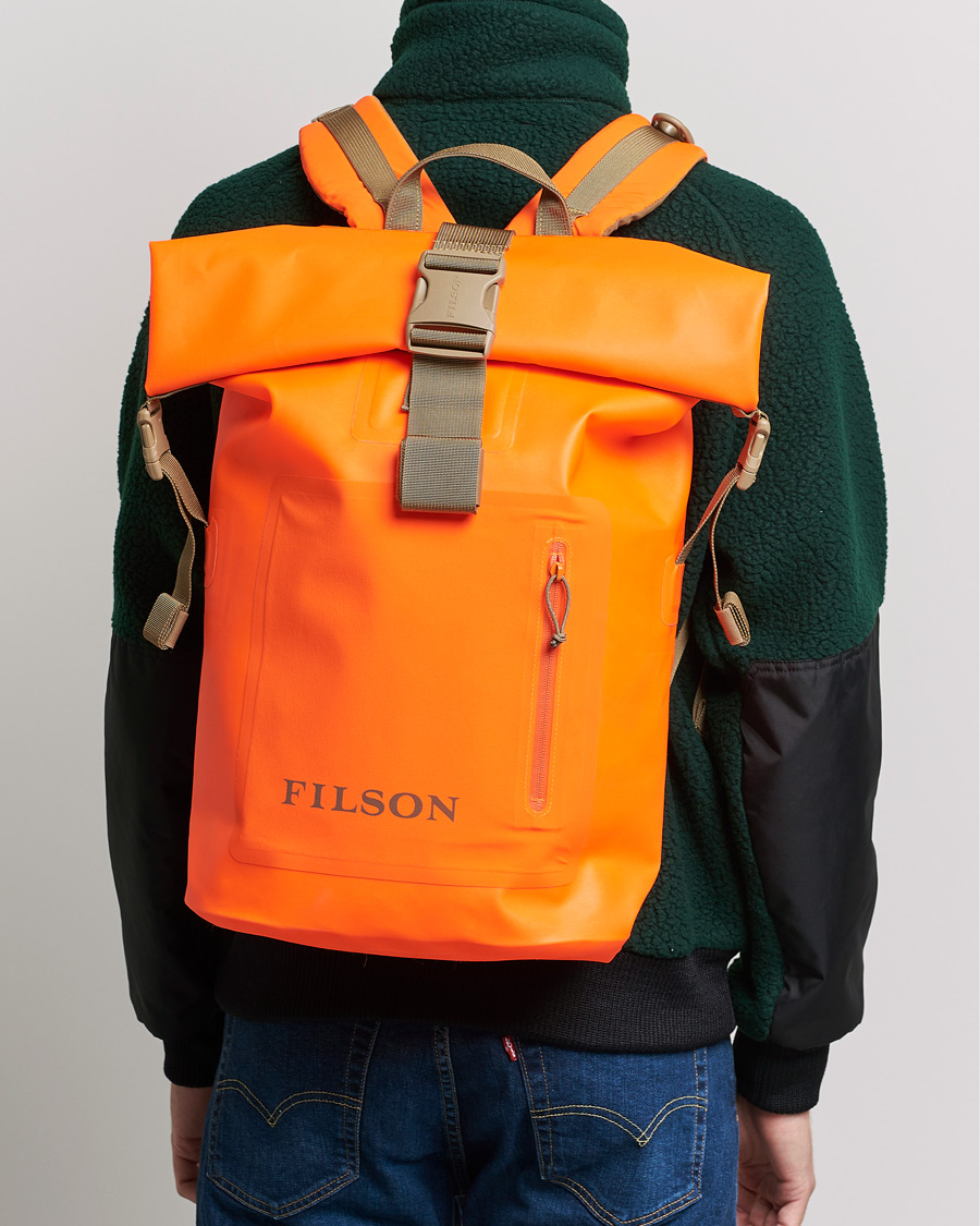 Men | Bags | Filson | Dry Backpack Flame