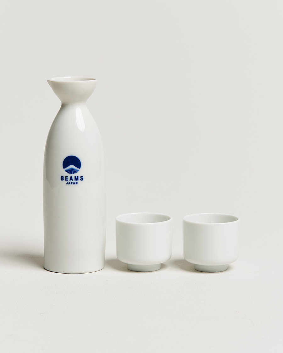 Herren | Beams Japan Sake Bottle & Cup Set White | Beams Japan | Sake Bottle & Cup Set White