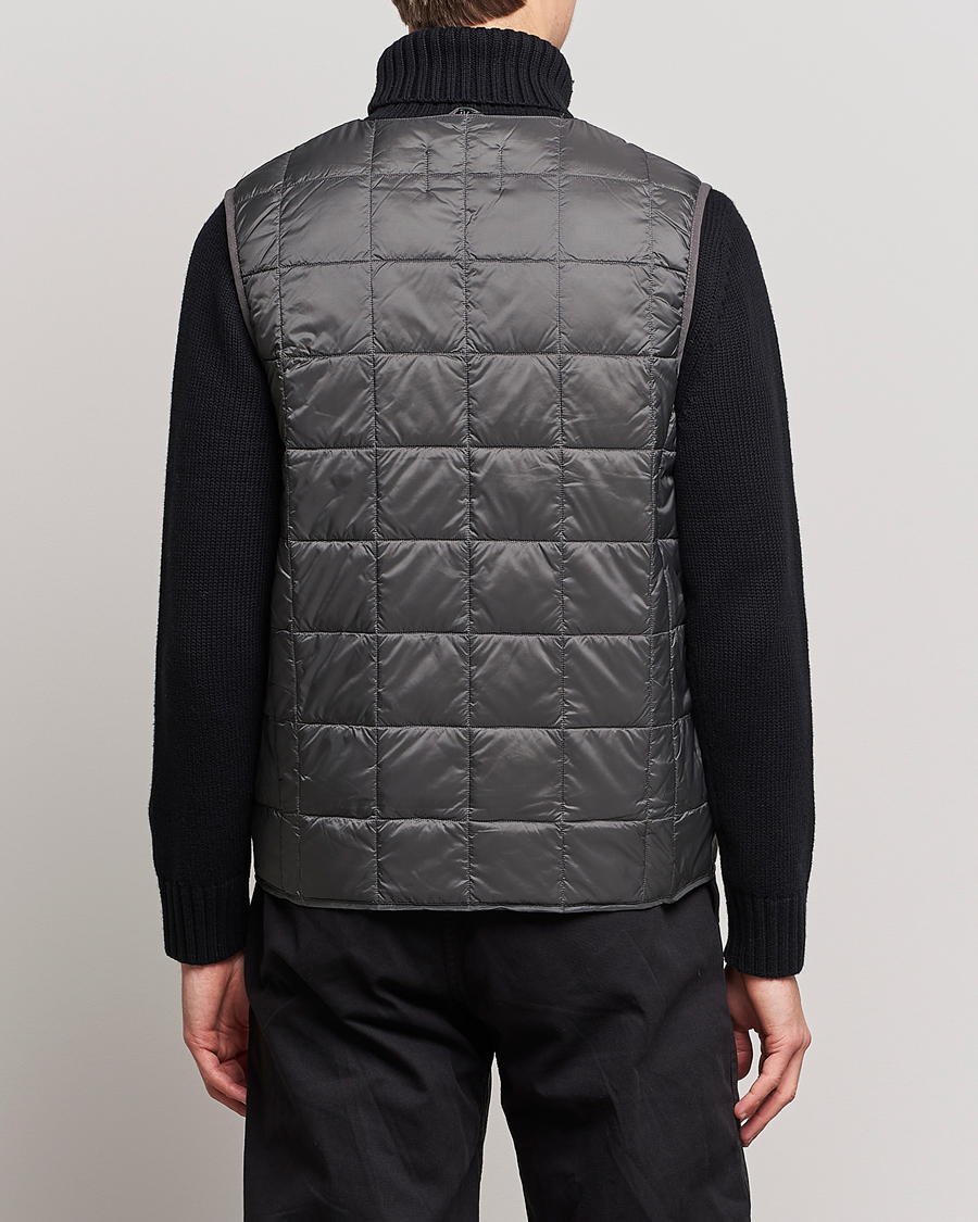 Herren | Jacken | TAION | V-Neck Lightweight Down Vest Charcoal