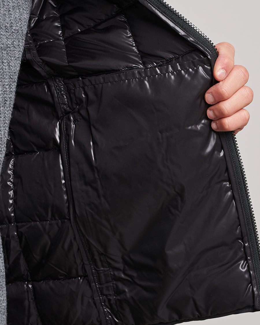 Herren | Jacken | TAION | High Neck Full Zip Lightweight Down Jacket Black