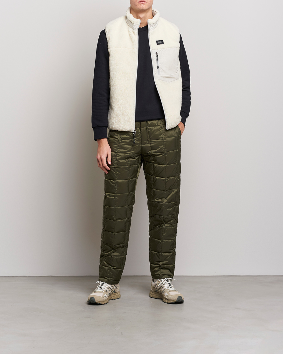 Herren | Jacken | TAION | Reversible Fleece Vest Ice Grey/Ivory