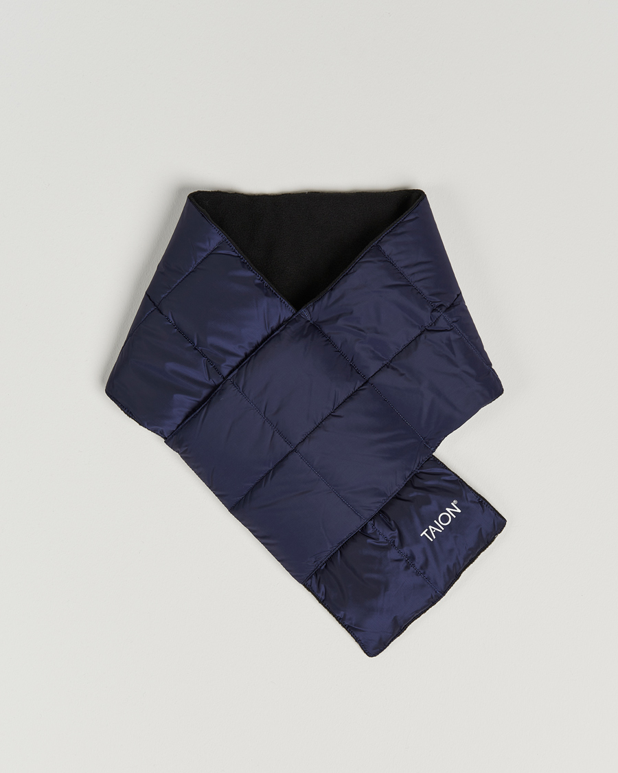 Herren | TAION Basic Down Scarf Navy | TAION | Basic Down Scarf Navy