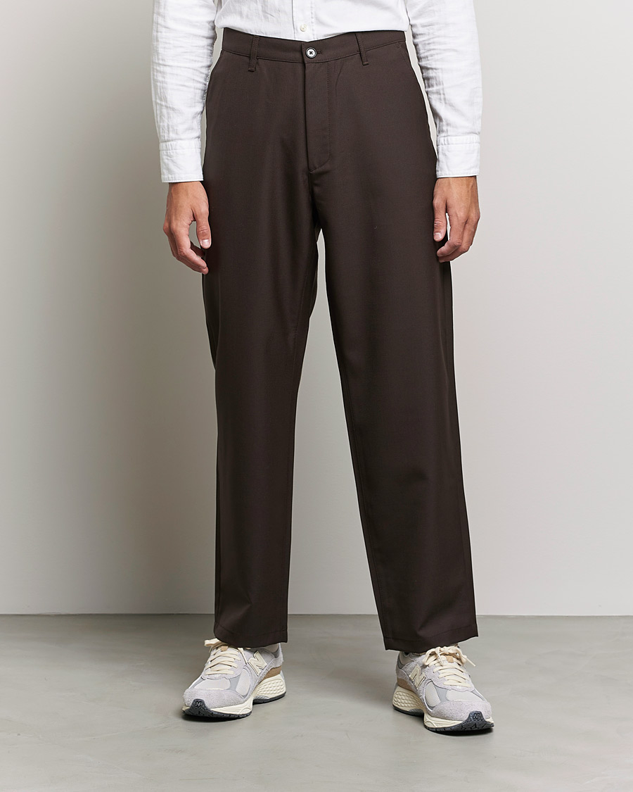 Herren | Hosen | Sunflower | Soft Wool Trousers Brown