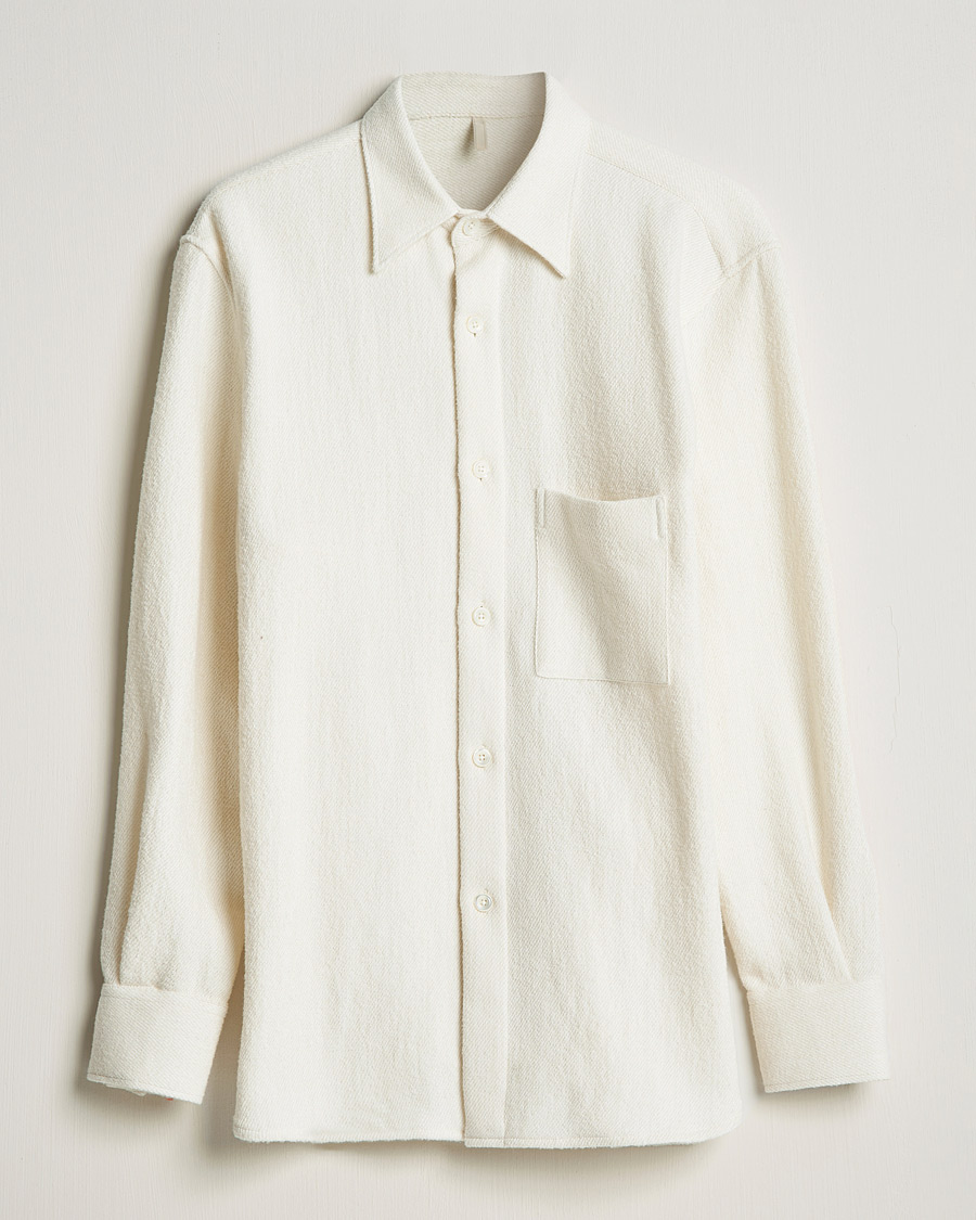 Herren | Hemden | Sunflower | Alan Boucle Overshirt Off White