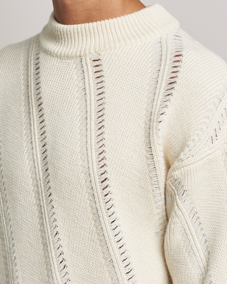 Herren | Pullover | Sunflower | Pietro Knitted Sweater Off White