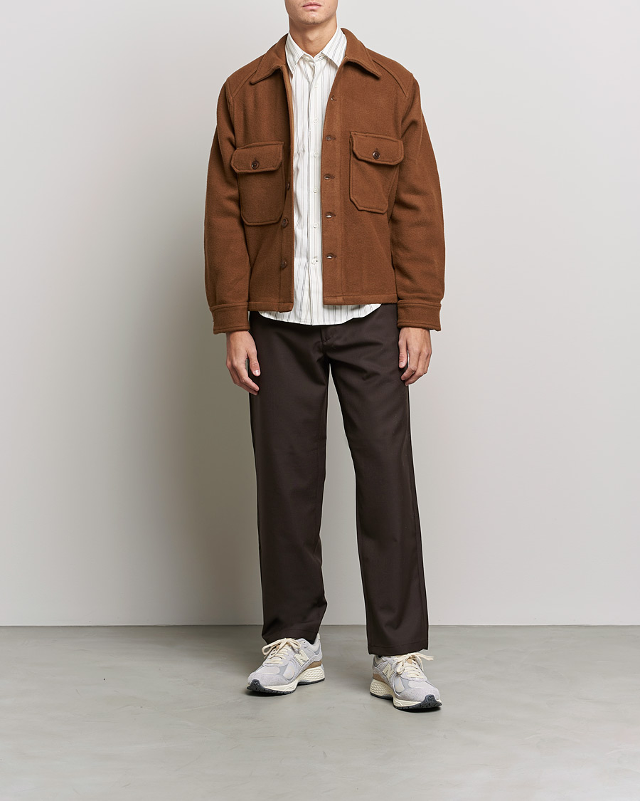 Herren | Jacken | Sunflower | Wool Shirt Jacket Brown