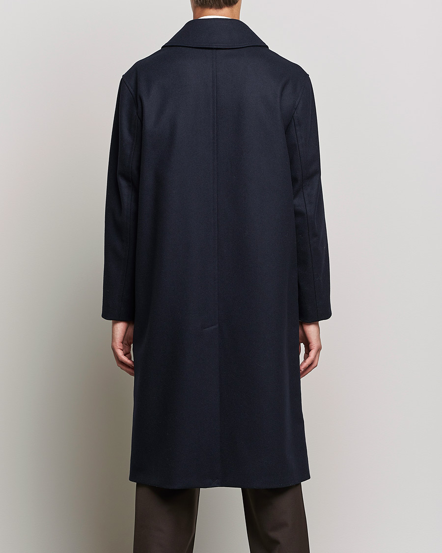 Herren | Jacken | Sunflower | Heavy Wool Winter Coat Dark Navy