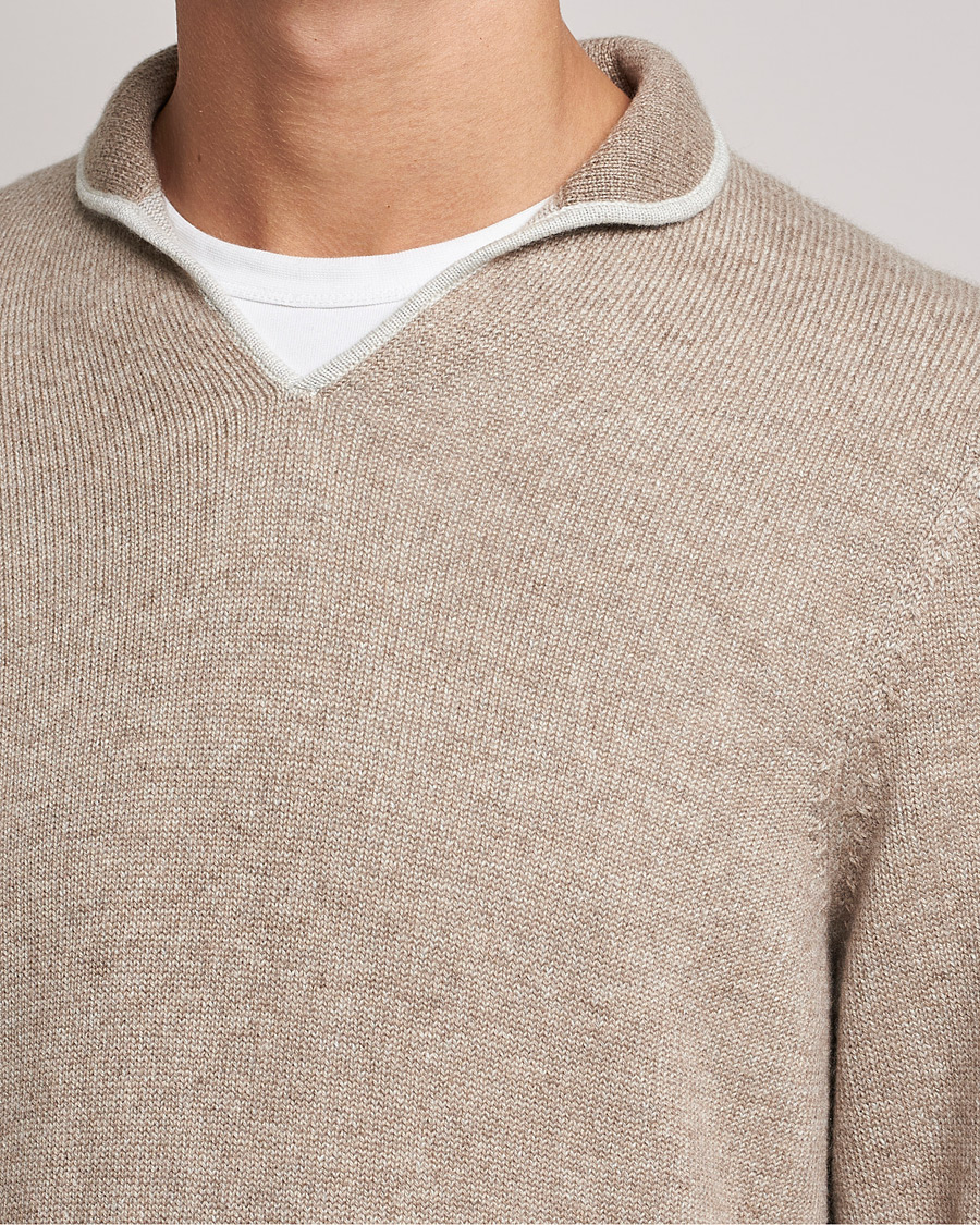 Herren | Pullover | SEASE | Ellen Cashmere Pullover Beige