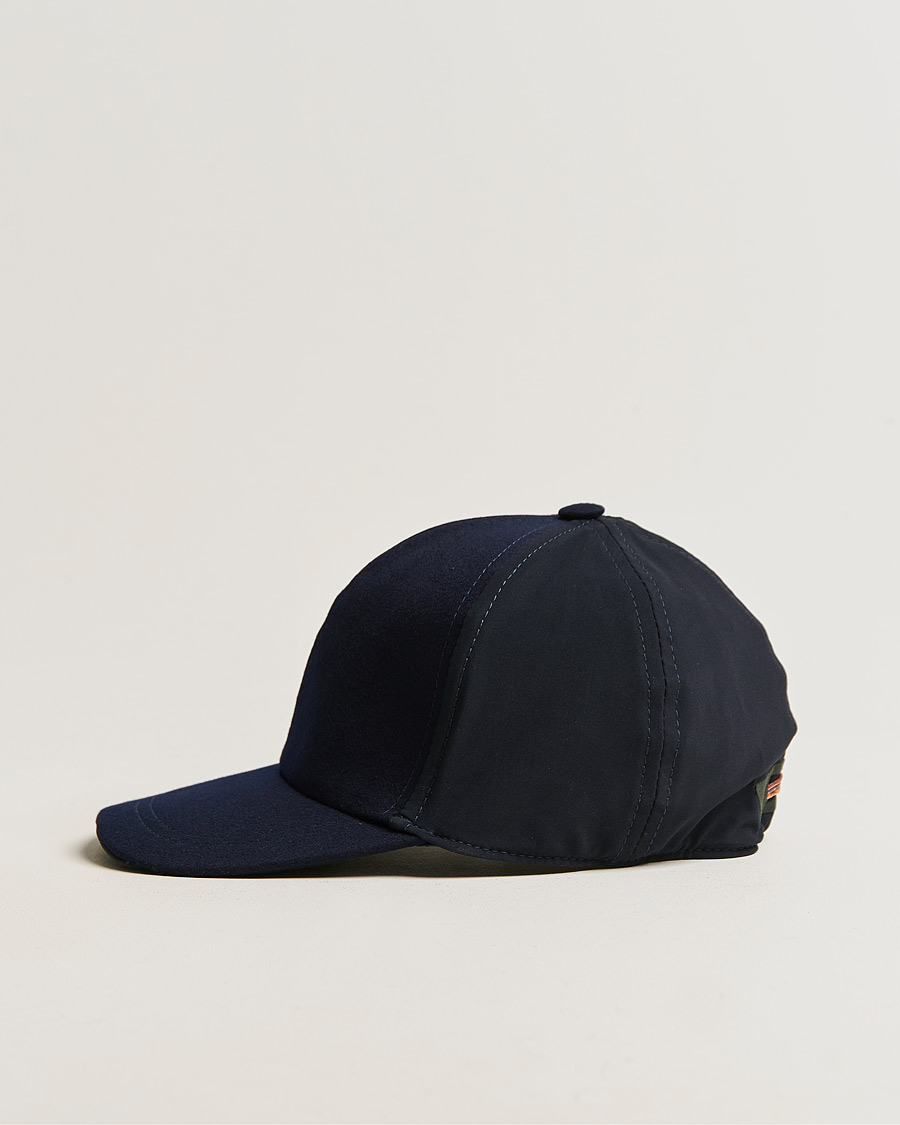 Herren | SEASE Wool/Cashmere Baseball Cap Navy | SEASE | Wool/Cashmere Baseball Cap Navy