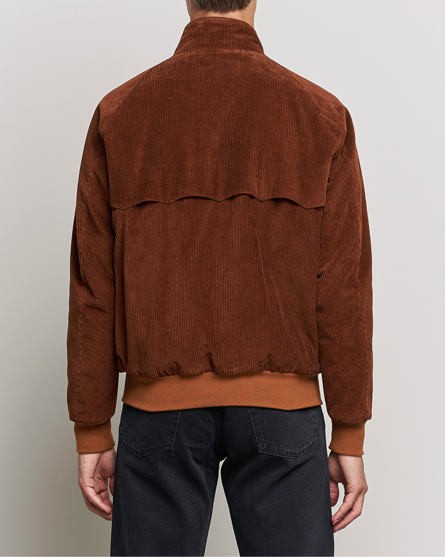 Herren | Jacken | Baracuta | G9 Padded Corduroy Harrington Jacket Cognac