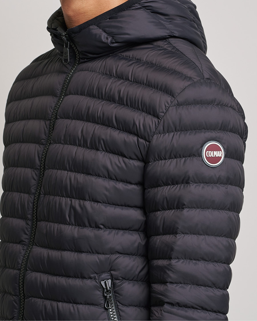 Herren | Jacken | Colmar | Repunk Lightweight Down Hooded Jacket Black