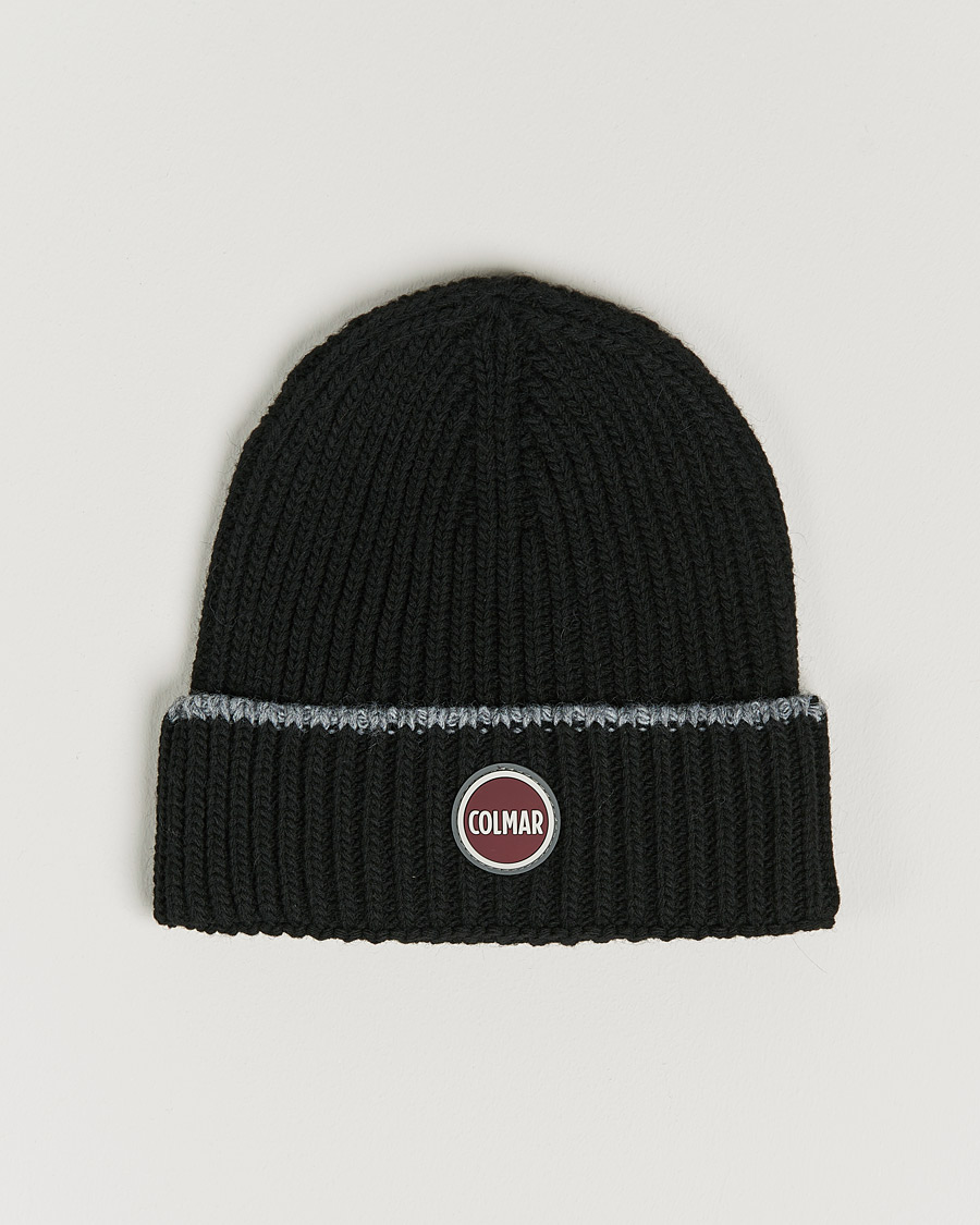 Herren | Colmar Wool Alpaca Beanie Black | Colmar | Wool Alpaca Beanie Black