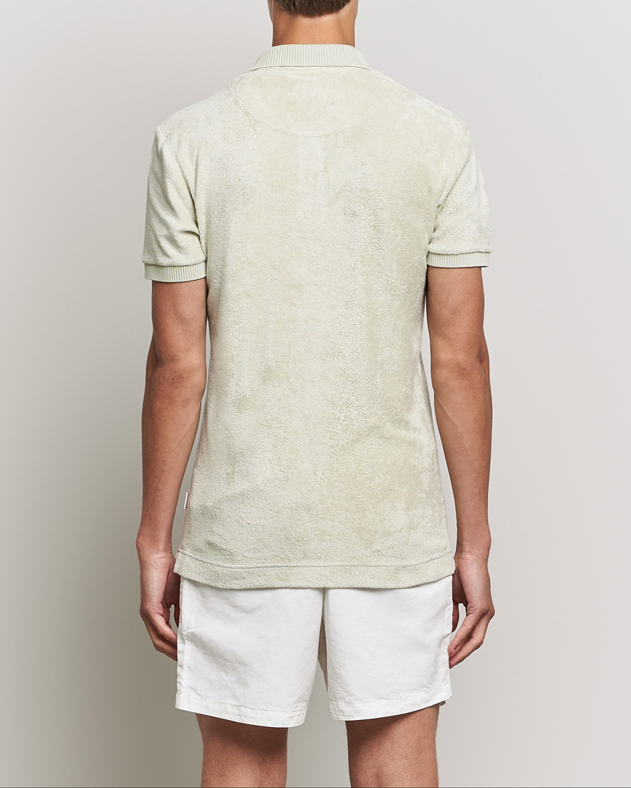 Herren | Poloshirts | Orlebar Brown | Jarrett Towelling Polo Parched Green