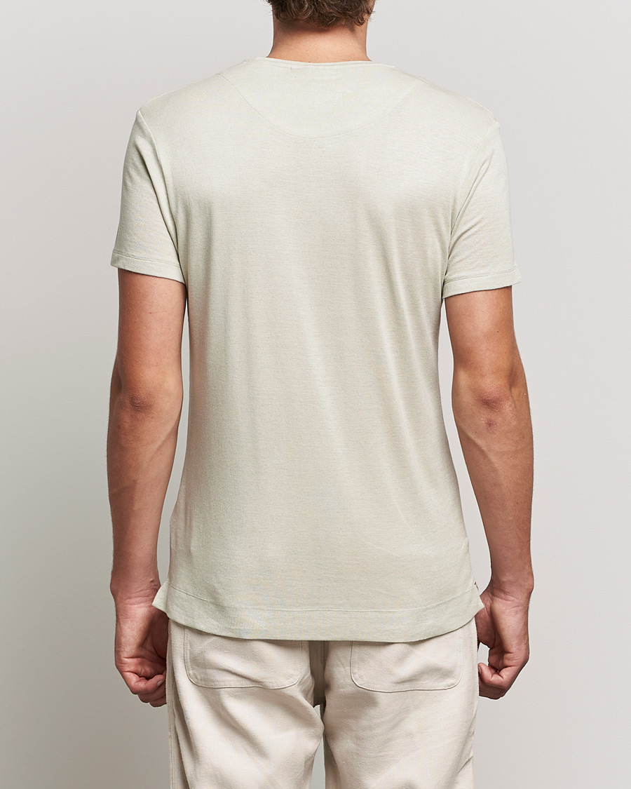 Herren | T-Shirts | Orlebar Brown | OB Classic Modal/Cashmere T-Shirt Parched Green