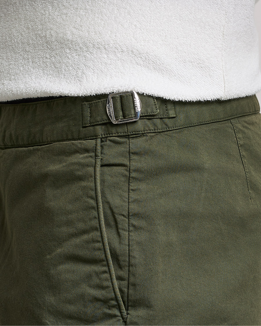 Herren | Shorts | Orlebar Brown | Bulldog Cotton Twill Shorts Forest Night