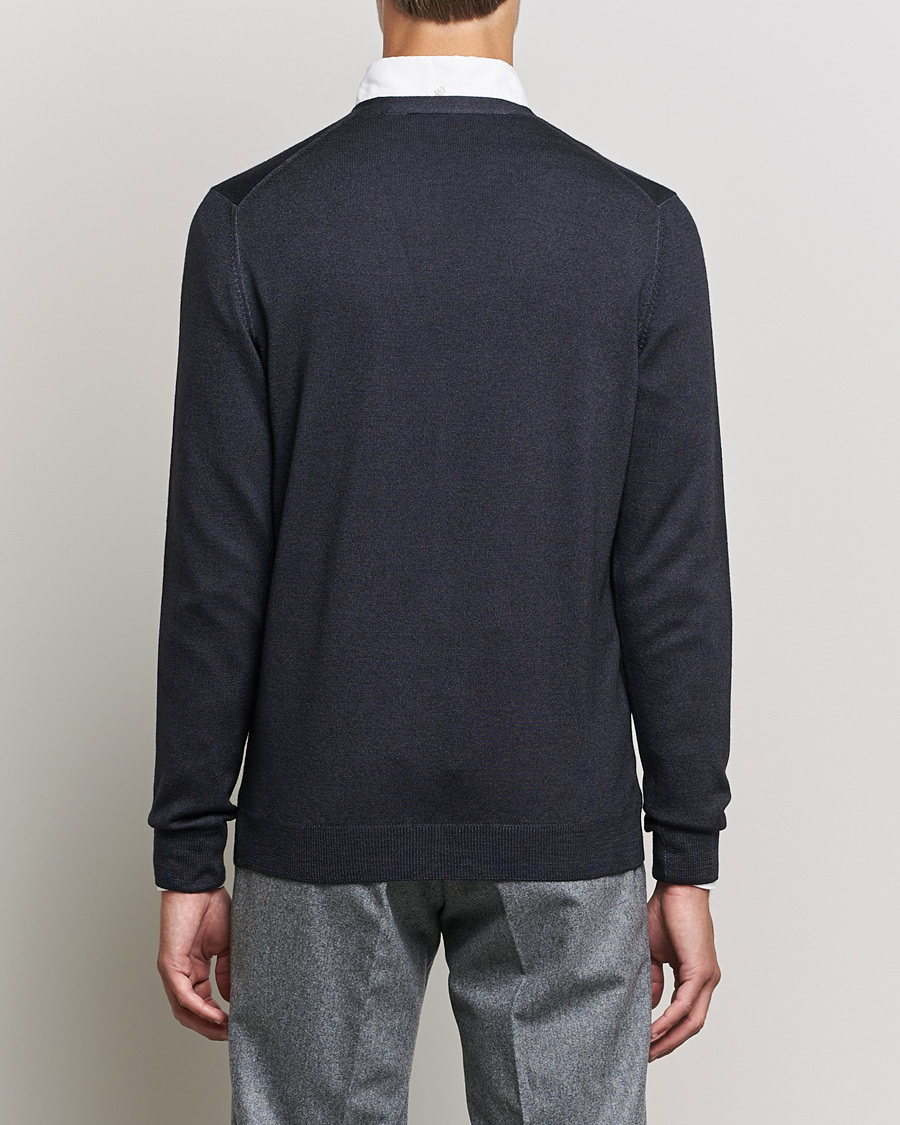 Herren | Pullover | Gran Sasso | Vintage Merino Fashion Fit Cardigan Black