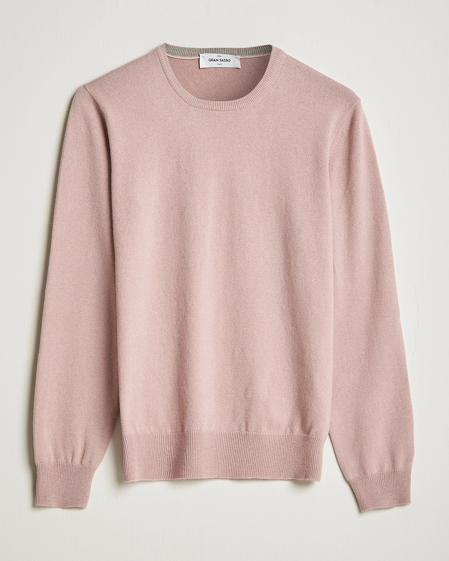 Herren | Pullover | Gran Sasso | Wool/Cashmere Crew Neck Soft Pink