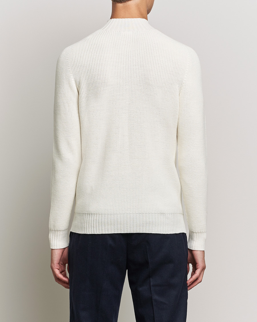 Herren | Pullover | Gran Sasso | Rainwool Mock Neck White