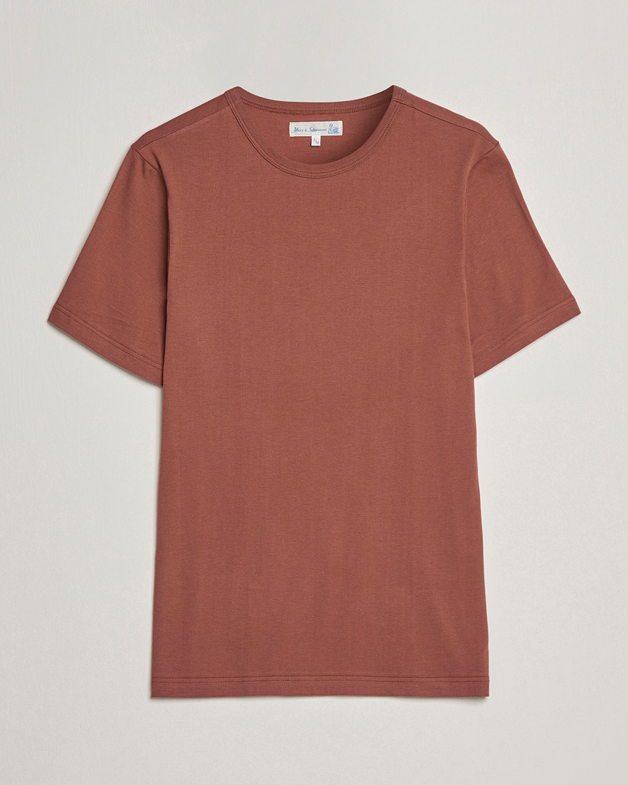 Herren | T-Shirts | Merz b. Schwanen | 1950s Classic Loopwheeled Tee Tan