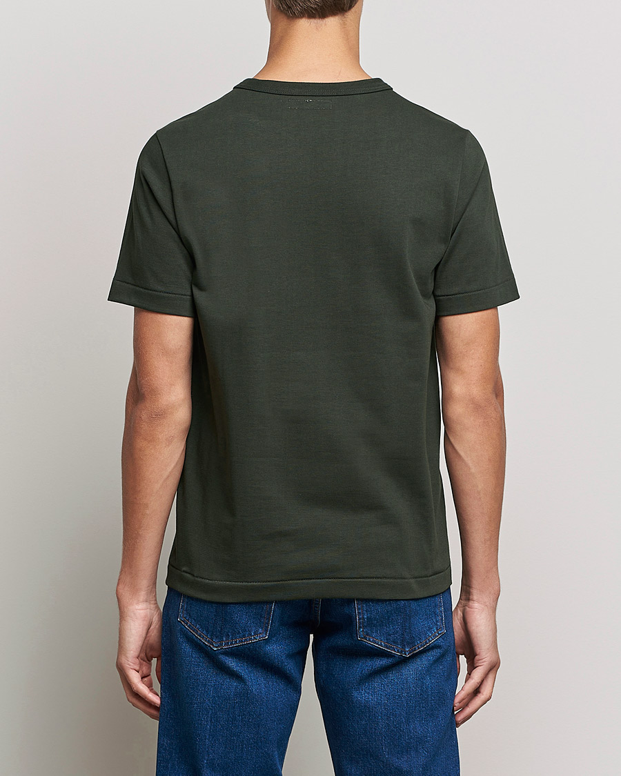 Herren | T-Shirts | Merz b. Schwanen | 1950s Classic Loopwheeled Tee Forest