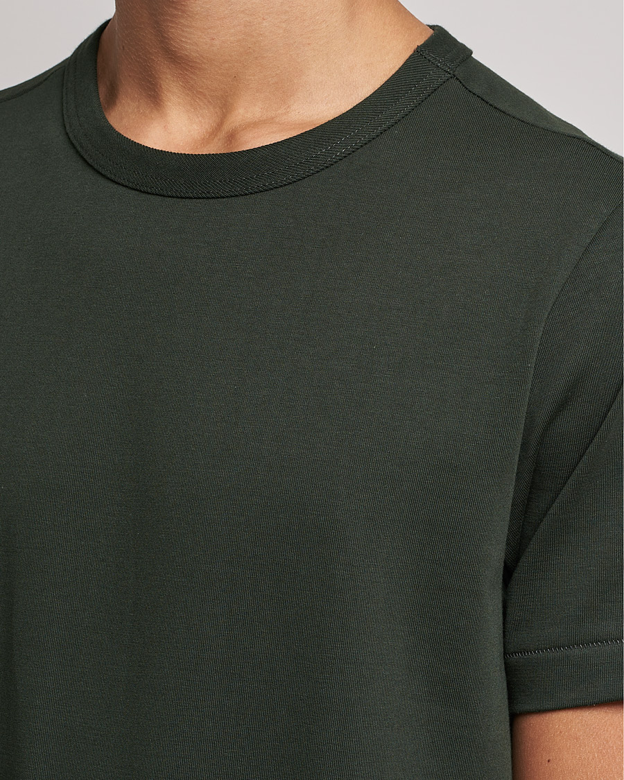 Herren | T-Shirts | Merz b. Schwanen | 1950s Classic Loopwheeled Tee Forest