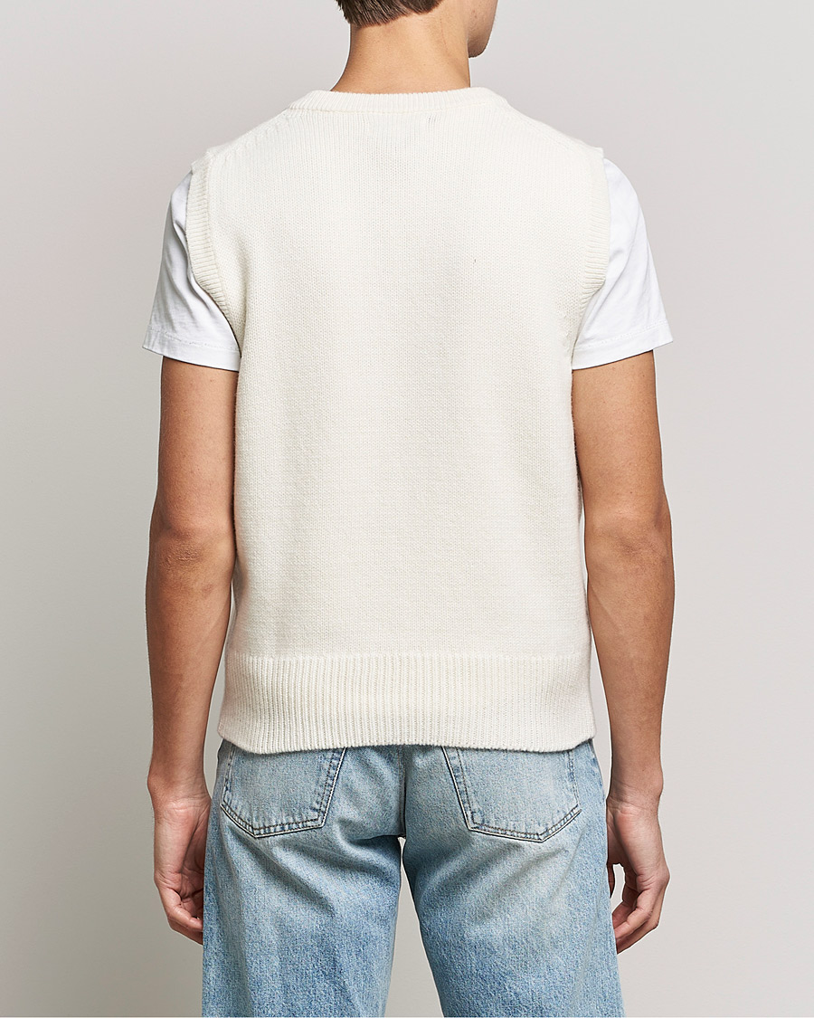 Herren | Pullover | Merz b. Schwanen | Cashmere/Merino Vest Nature