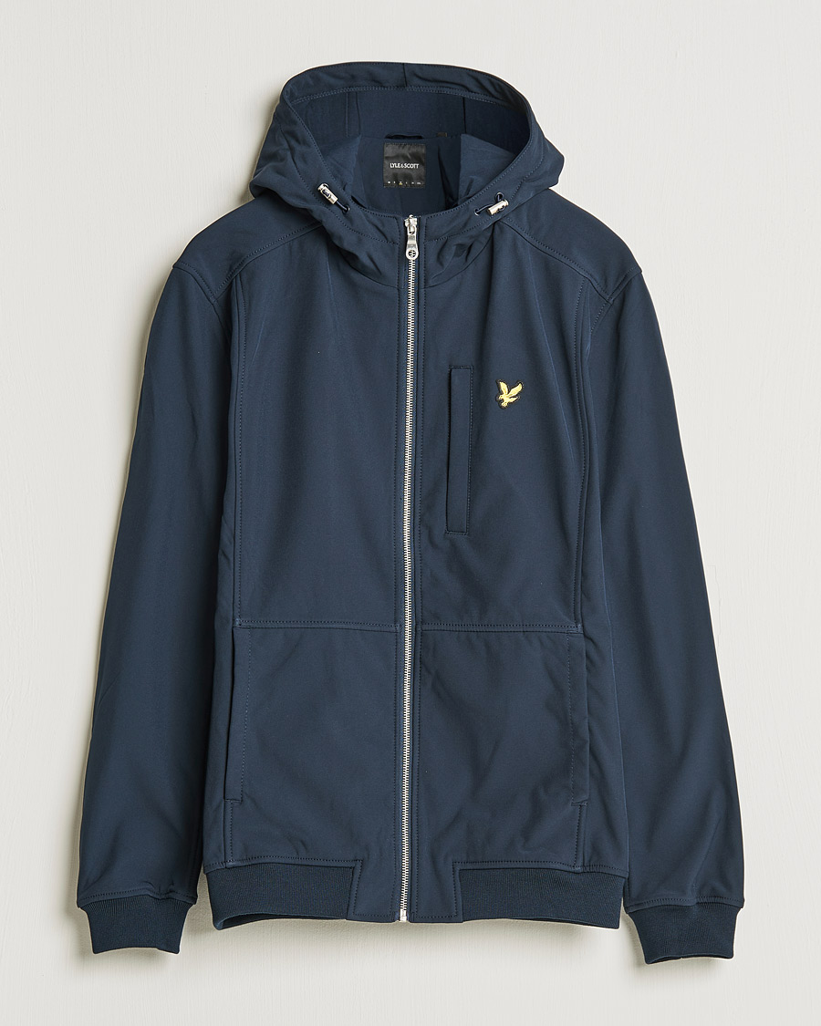 Herren | Jacken | Lyle & Scott | Softshell Hooded Jacket Dark Navy
