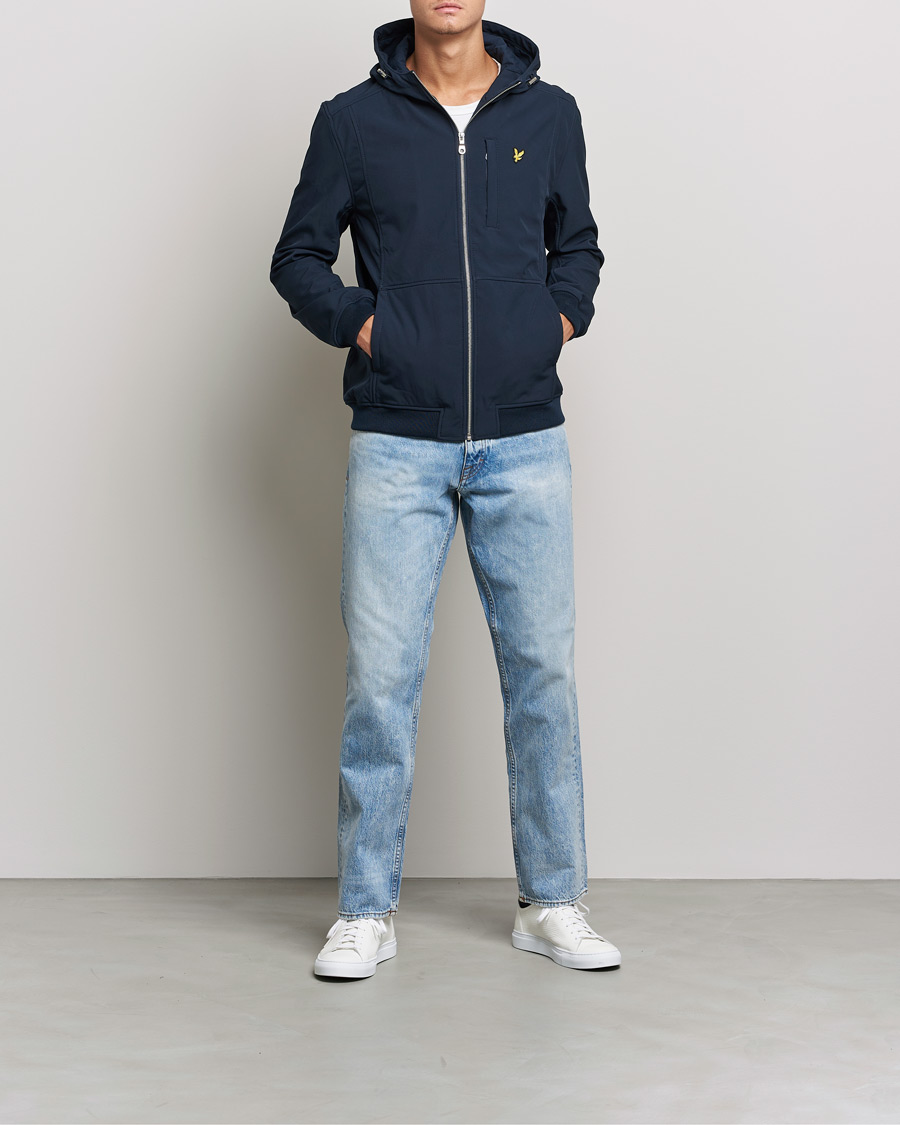 Herren | Jacken | Lyle & Scott | Softshell Hooded Jacket Dark Navy